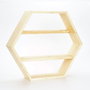 Hanah Home Raf328 Estantería de Madera Natural